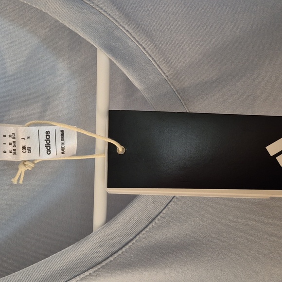 Adidas Sky Blue V-Neck Tee New XS - Picture 2 of 6